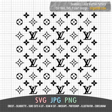 louis vuitton pattern vector|louis vuitton cricut template free.